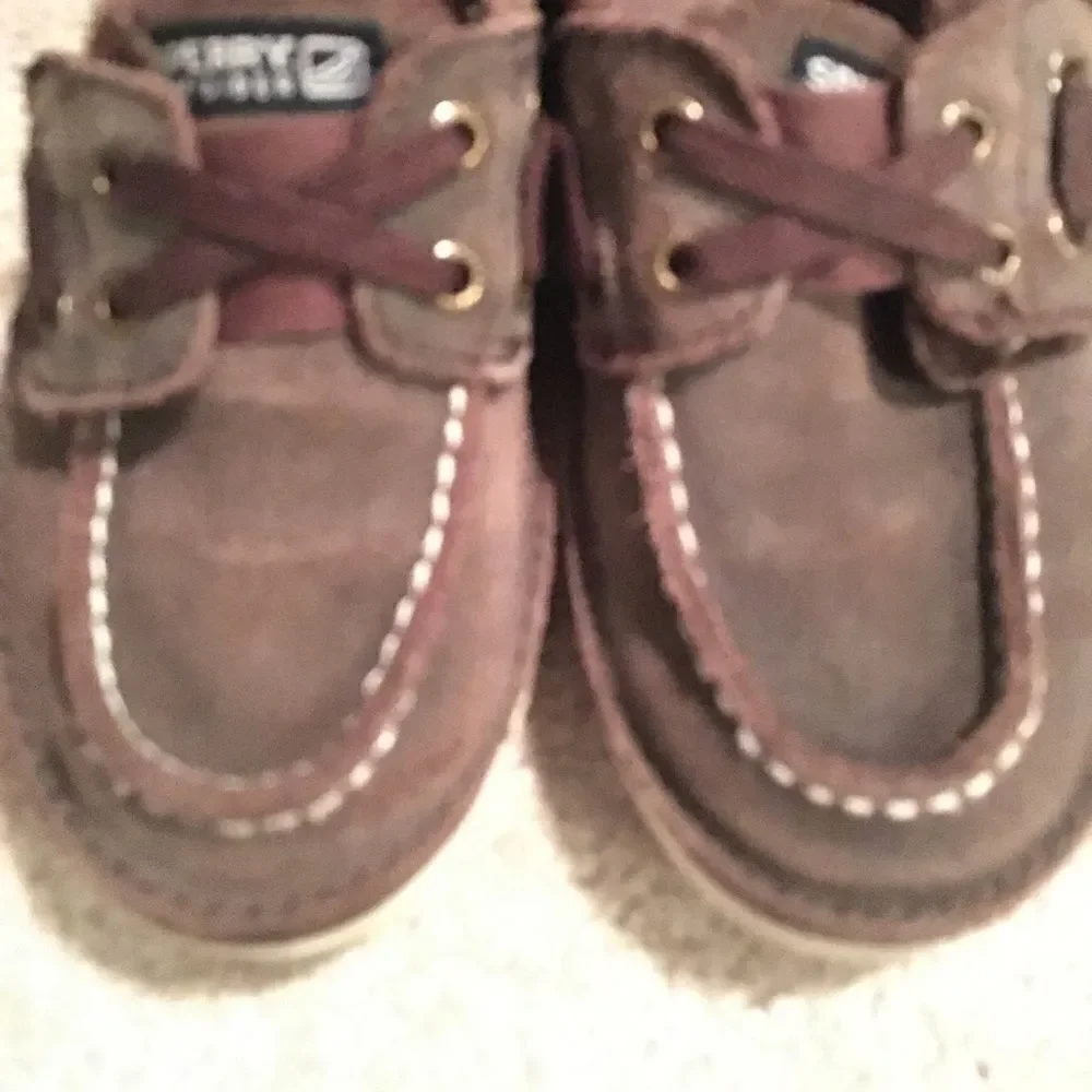 Sperry Little Boys Dark Brown Cruz Jr Top Sider - Size 10 1/2